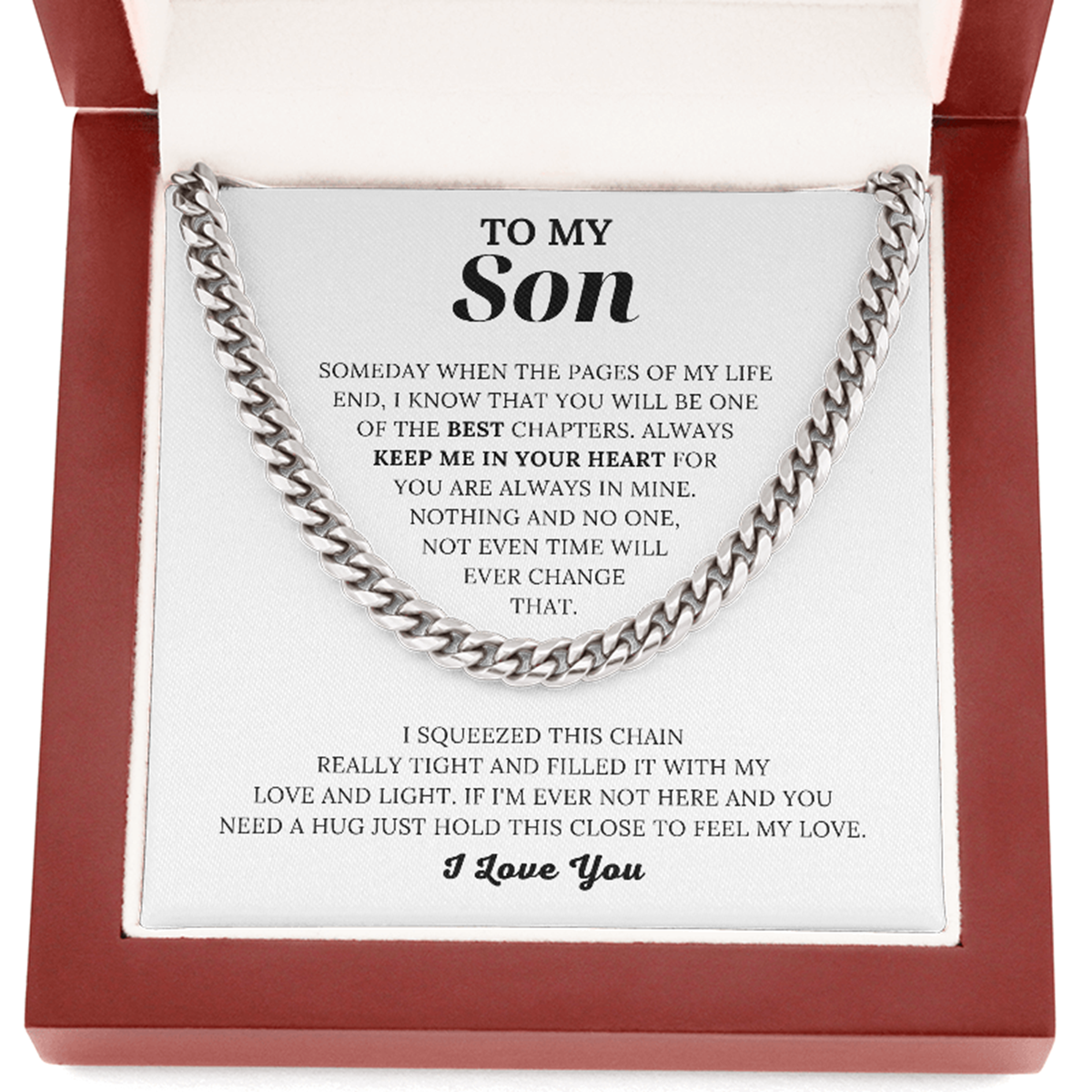 To My Son - Keep Me In Your Heart