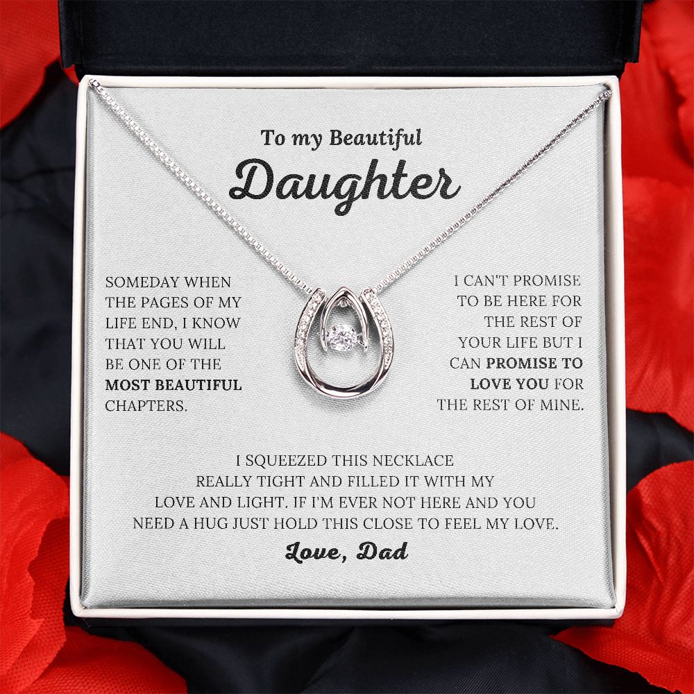 To My Beautiful Daughter Love Dad - Promise to Love You