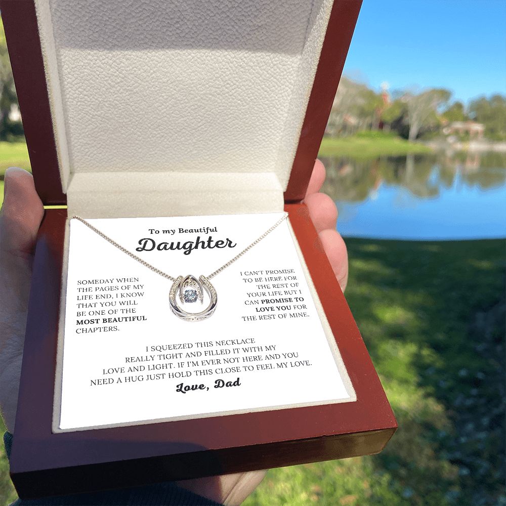 To My Beautiful Daughter Love Dad - Promise to Love You