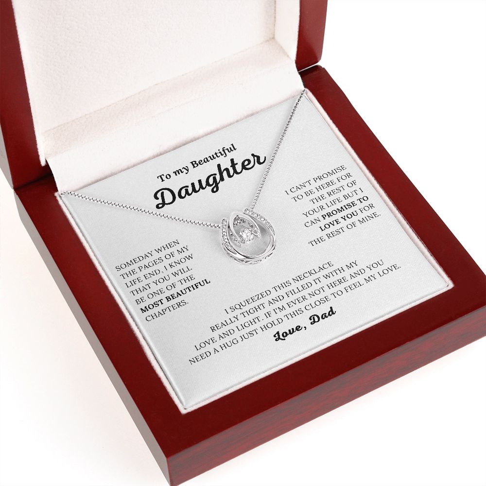 To My Beautiful Daughter Love Dad - Promise to Love You