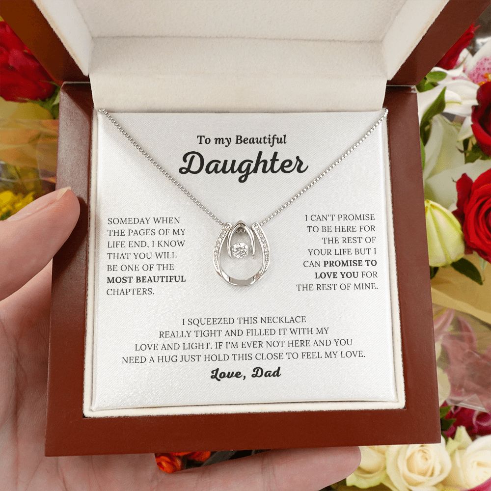 To My Beautiful Daughter Love Dad - Promise to Love You