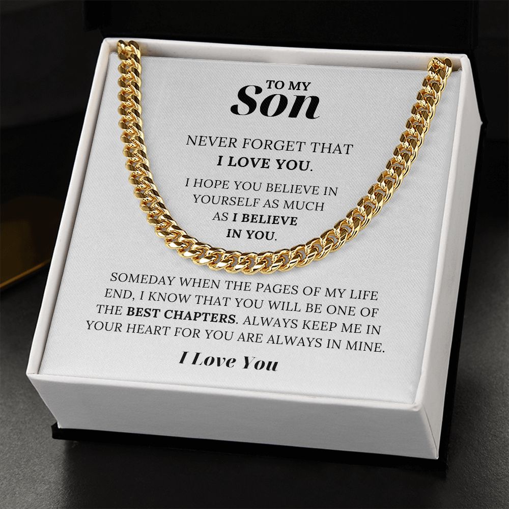 To My Son - I Believe In You