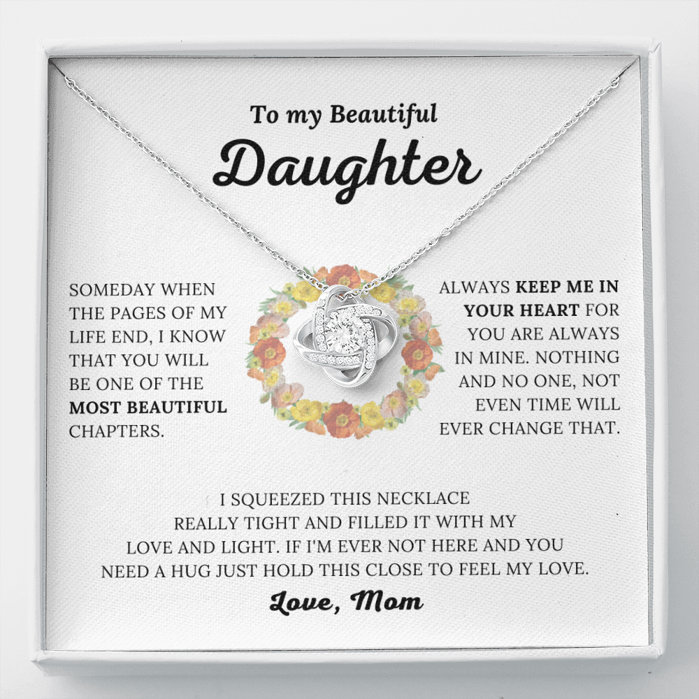 To My Beautiful Daughter Love Mom - Keep Me In Your Heart