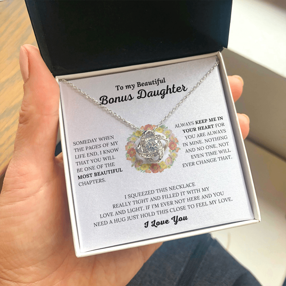 To My Beautiful Bonus Daughter - Keep Me In Your Heart