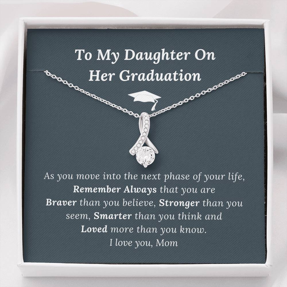 Graduation Gift for Daughter Love Mom - Alluring Beauty Necklace