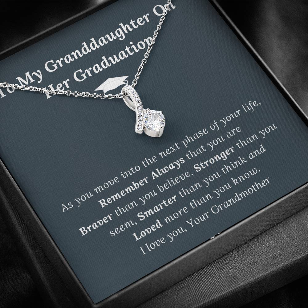 Graduation Gift for Granddaughter Love Grandmother - Alluring Beauty Necklace