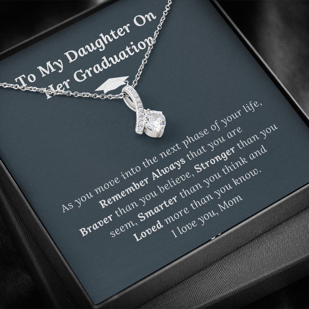 Graduation Gift for Daughter Love Mom - Alluring Beauty Necklace