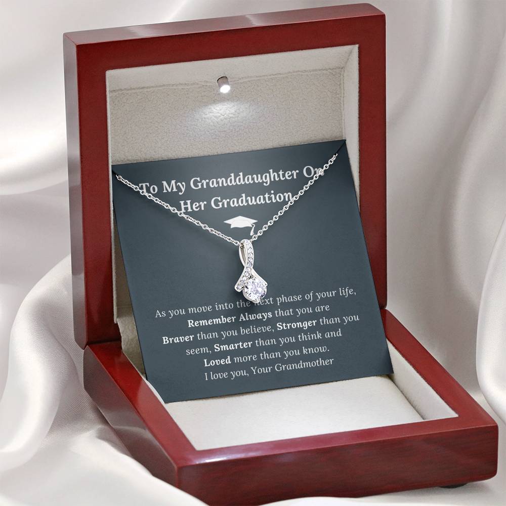 Graduation Gift for Granddaughter Love Grandmother - Alluring Beauty Necklace