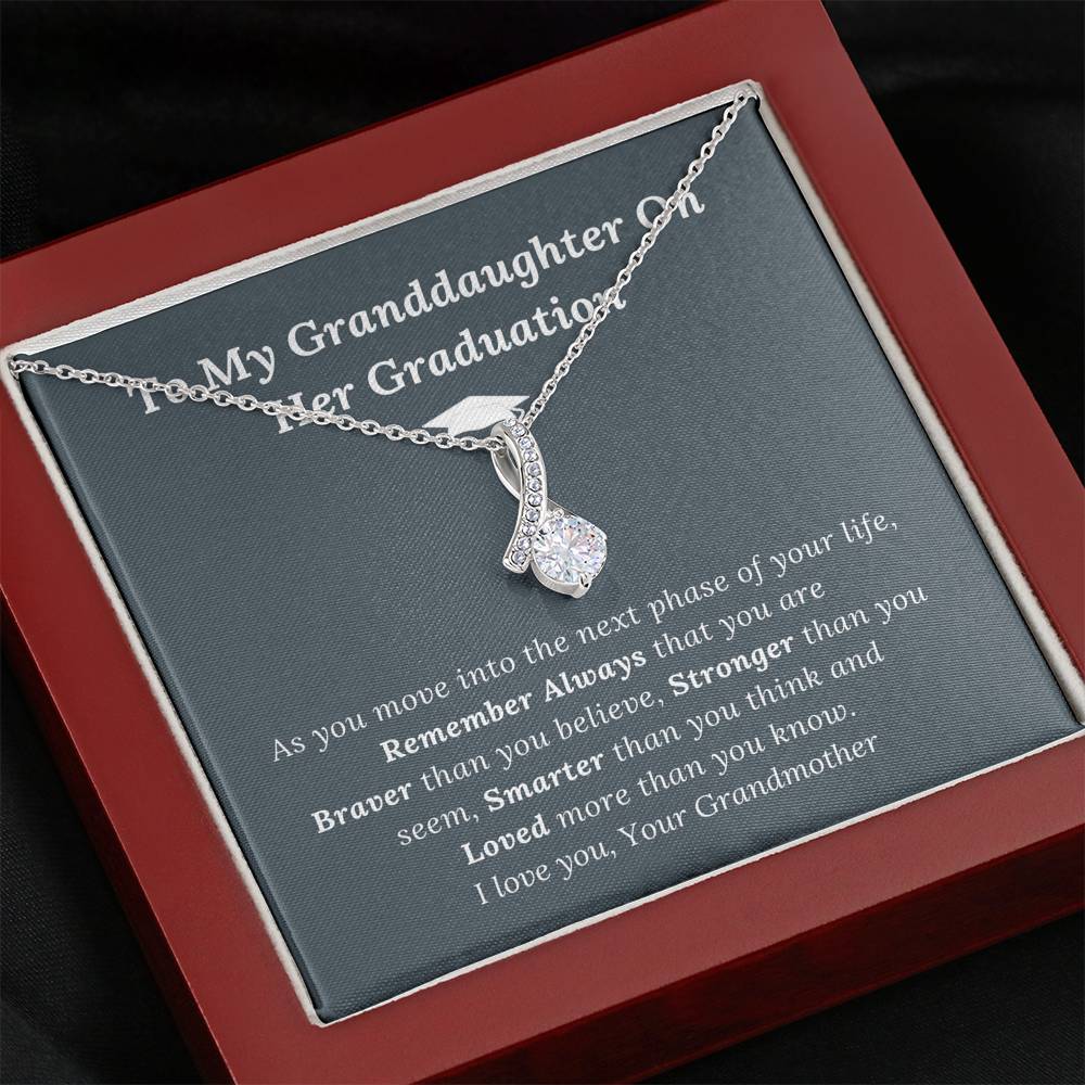 Graduation Gift for Granddaughter Love Grandmother - Alluring Beauty Necklace