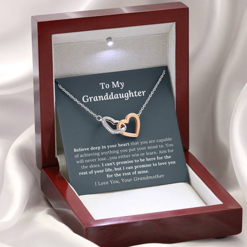 To My Granddaughter Love Grandmother - Promise to Love You