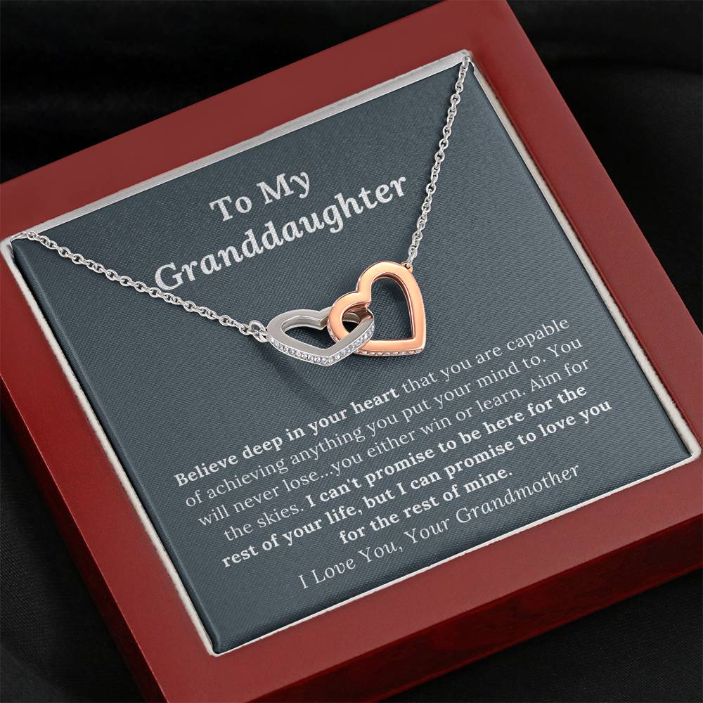 To My Granddaughter Love Grandmother - Promise to Love You