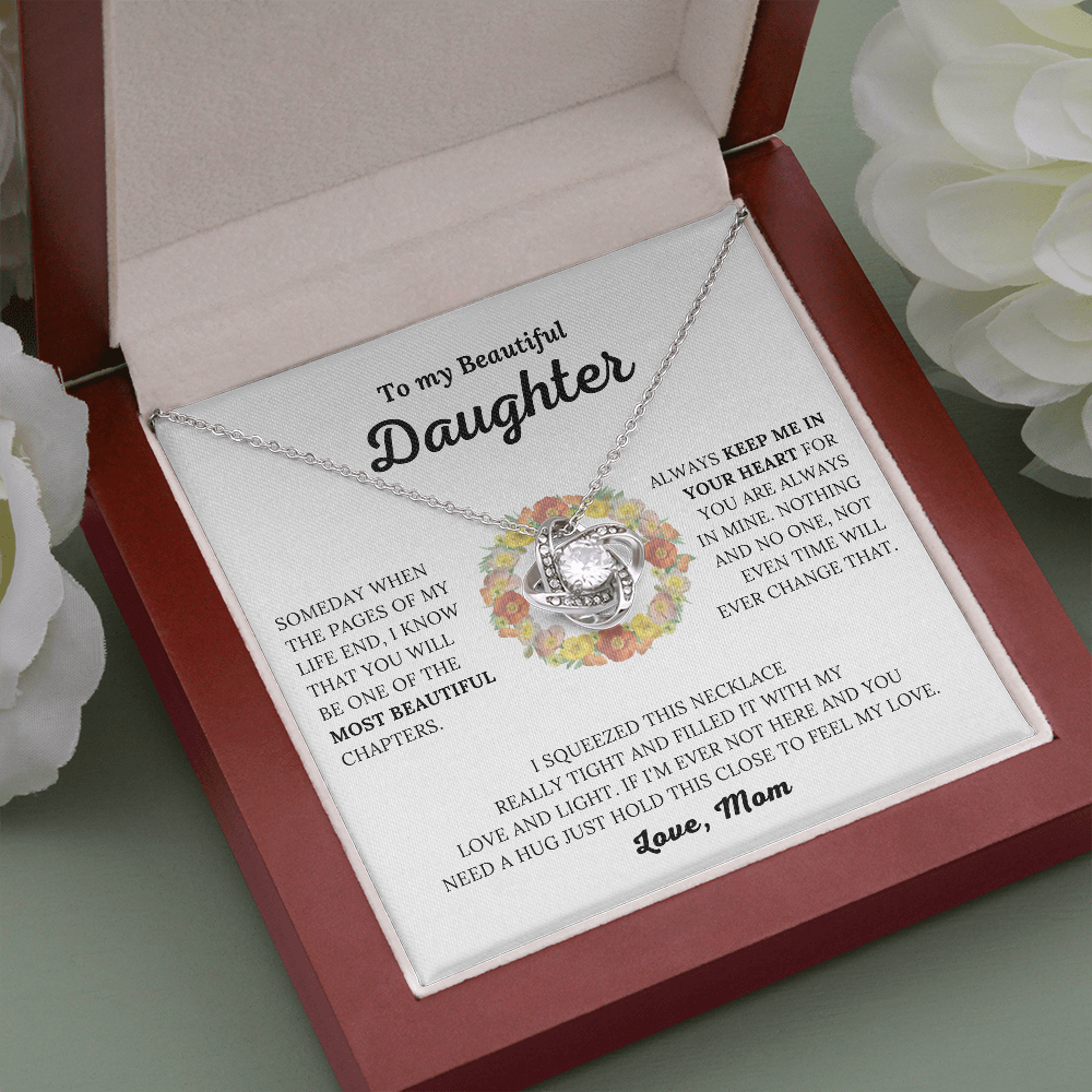 To My Beautiful Daughter Love Mom - Keep Me In Your Heart