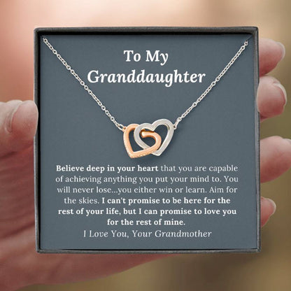 To My Granddaughter Love Grandmother - Promise to Love You
