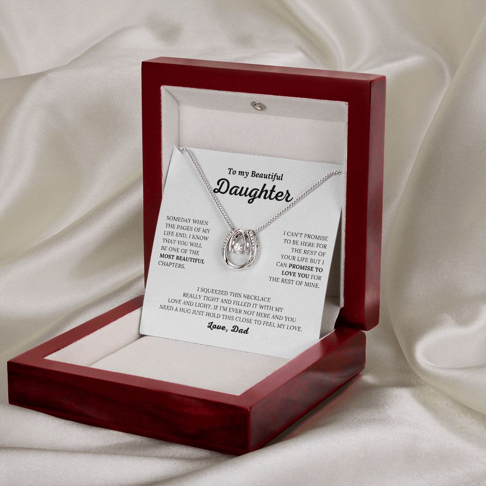 To My Beautiful Daughter Love Dad - Promise to Love You