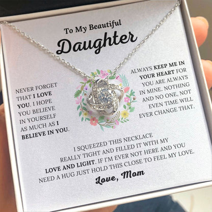 To My Beautiful Daughter Love Mom - I Believe In You