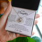 To My Daughter - Keep Me In Your Heart - Love Knot Necklace