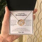 To My Beautiful Granddaughter - Keep Me In Your Heart - Love Knot Necklace
