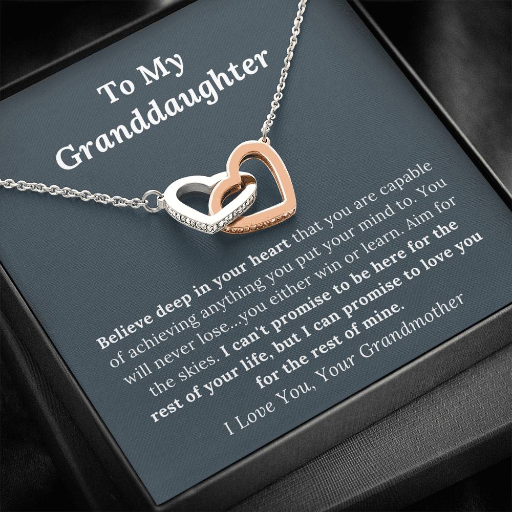 To My Granddaughter Love Grandmother - Promise to Love You