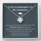 Graduation Gift for Granddaughter Love Grandfather - Love Knot Necklace