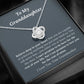 To My Granddaughter Love Grandmother - Promise to Love - Love Knot Necklace