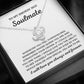 To My Smokin' Hot Soulmate - I Will Love You Always - Love Knot Necklace