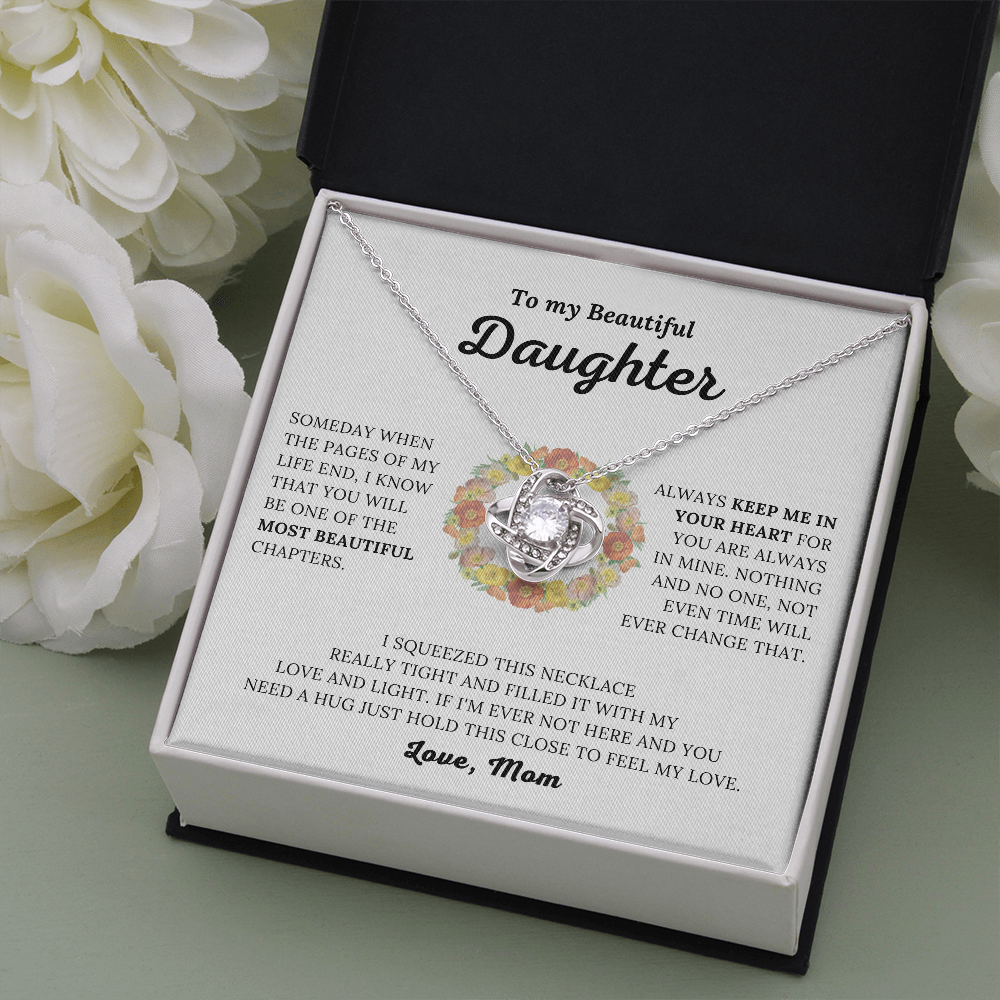 To My Beautiful Daughter Love Mom - Keep Me In Your Heart