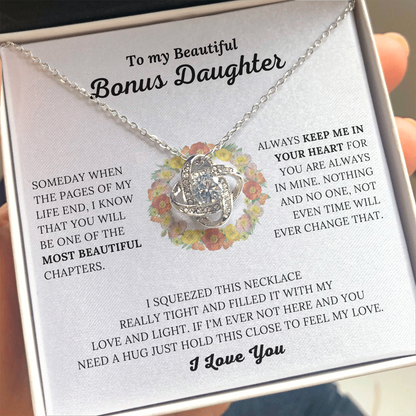 To My Beautiful Bonus Daughter - Keep Me In Your Heart