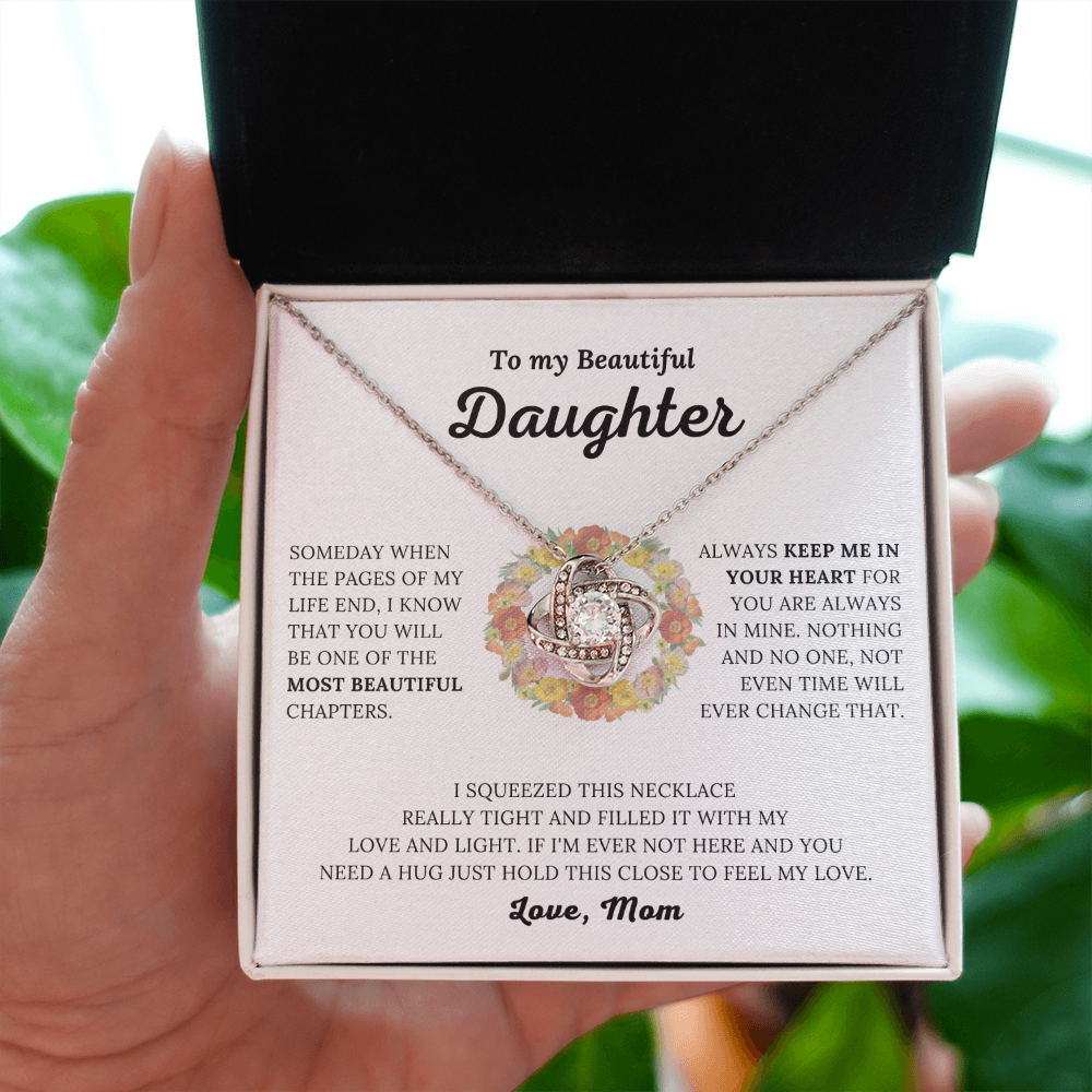 To My Beautiful Daughter Love Mom - Keep Me In Your Heart