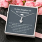 Graduation Gift for Daughter Love Mom & Dad - Alluring Beauty Necklace