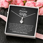 To My Amazing Wife - I Would Use My Last Breath To Say I Love You - Alluring Beauty Necklace