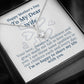Mother's Day - My Dear Wife - Happy To Share My Life With You - Alluring Beauty Necklace