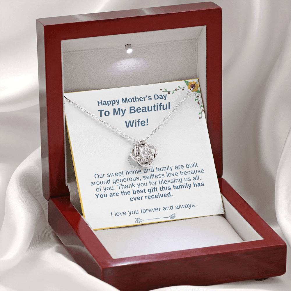 Buy rakva 925 Sterling Silver Gift Wife Necklace, Necklace Gift For Fiancee  Gift For Wife Best Thing Happened Forever Love Necklace at Amazon.in