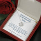 Mother's Day - To My Beautiful Wife - Best Gift Family Has Received - Love Knot Necklace